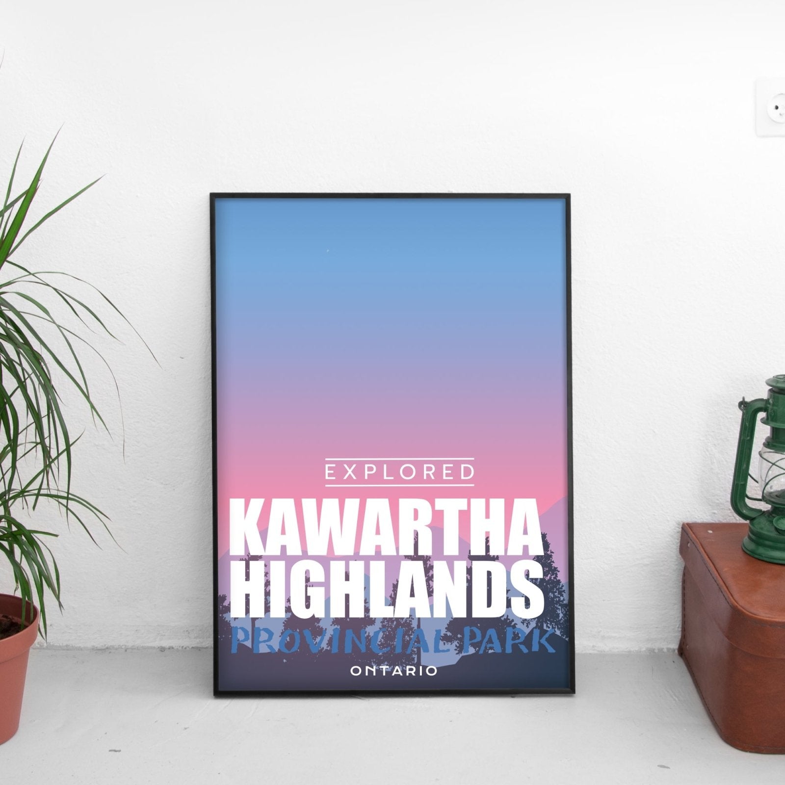 Kawartha Highlands Provincial Park 'Explored' Poster, Canada Parks