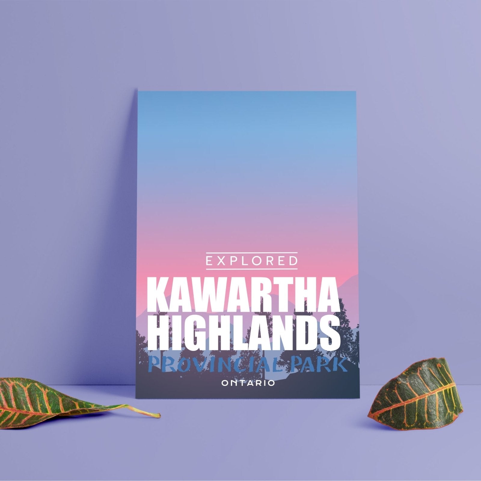 Kawartha Highlands Provincial Park 'Explored' Poster, Canada Parks