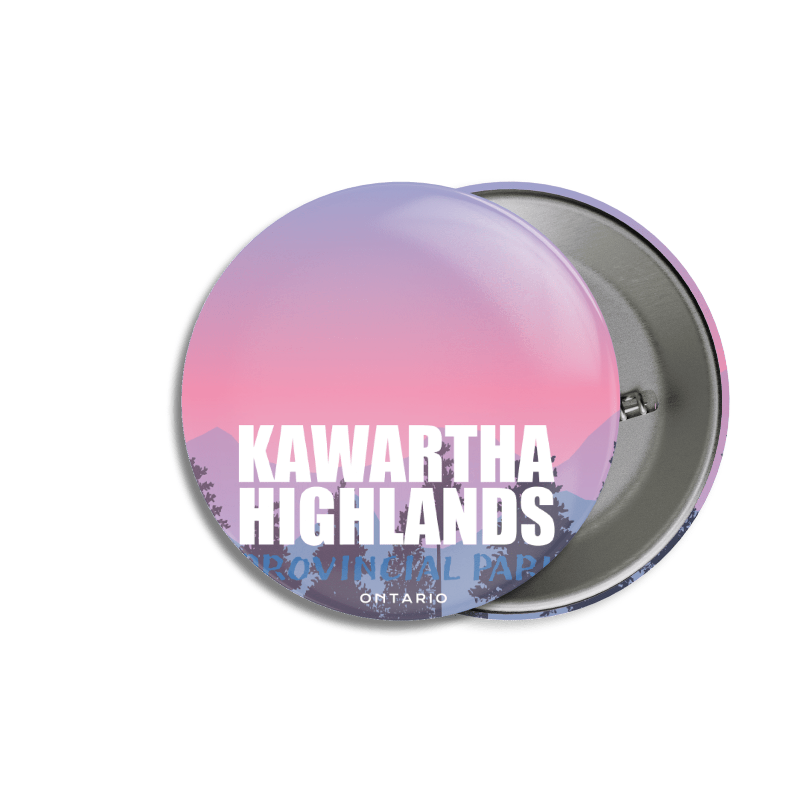Kawartha Highlands Provincial Park of Ontario Pinback Button, Canada Parks