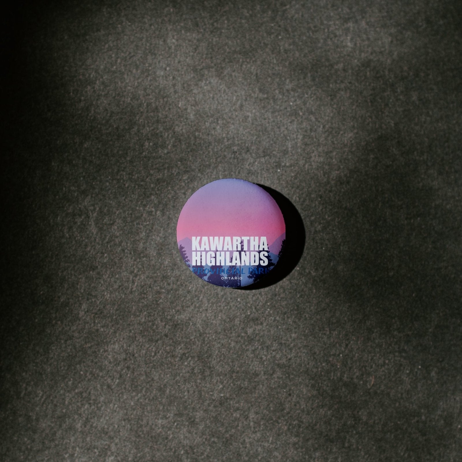 Kawartha Highlands Provincial Park of Ontario Pinback Button, Canada Parks