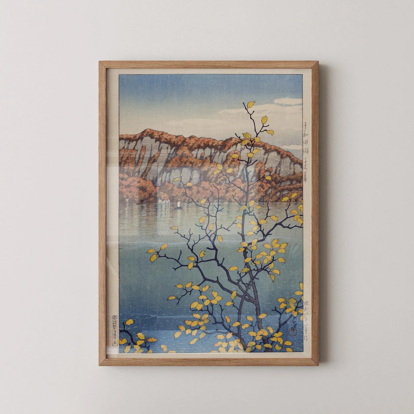 Kawase Hasui - Lake Towada Japanese Woodblock Print (Giclee)