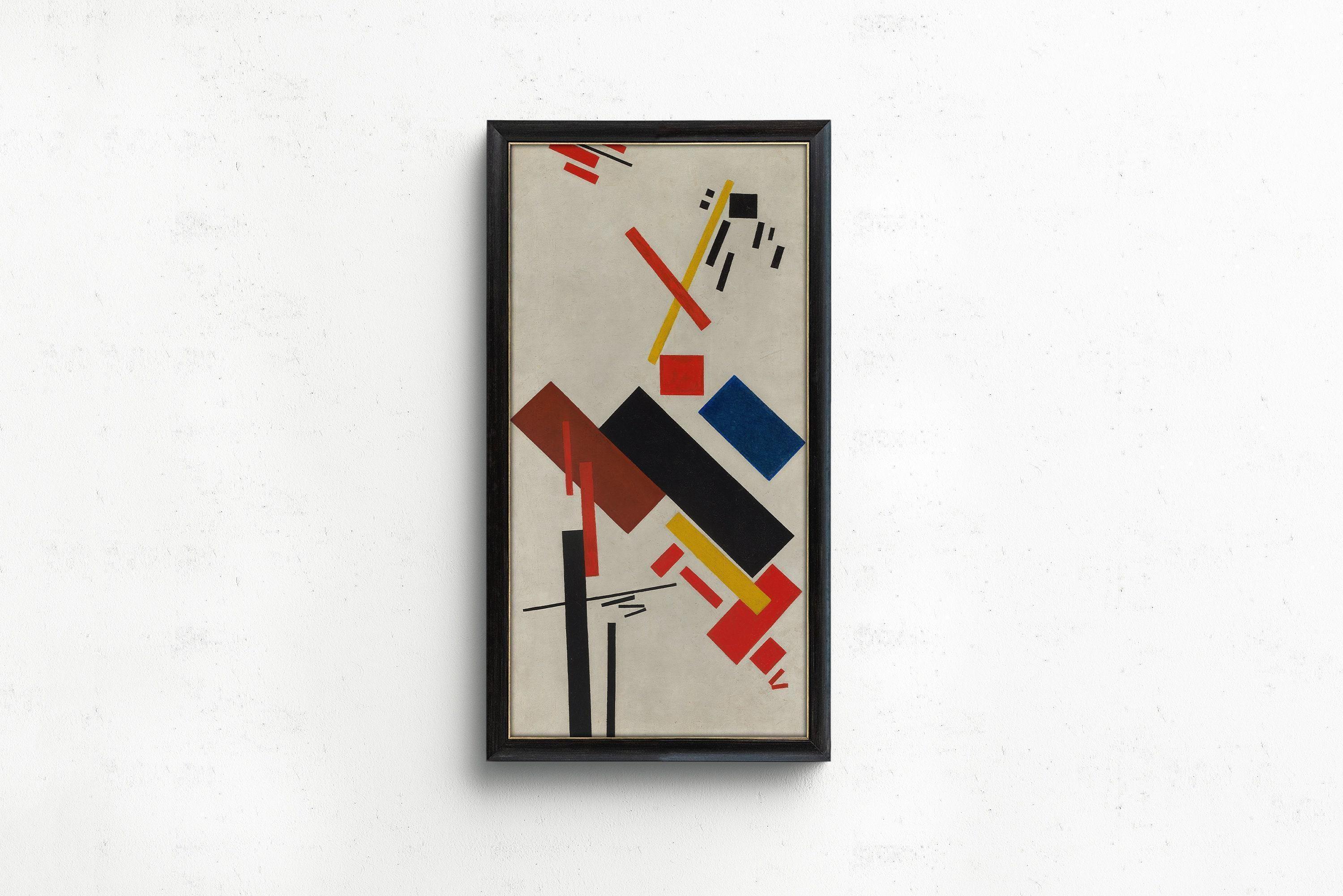 Kazimir Malevich Print: Mid-Century Modern Abstract Art Giclee