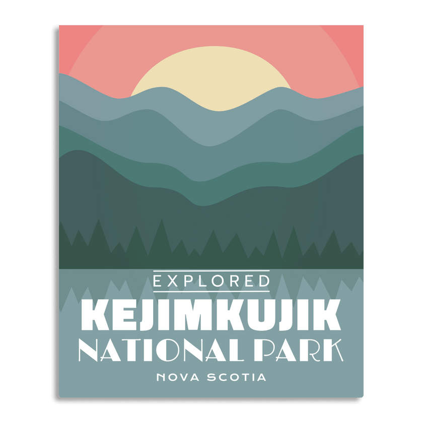 Kejimkujik National Park 'Explored' Poster, Canada Parks