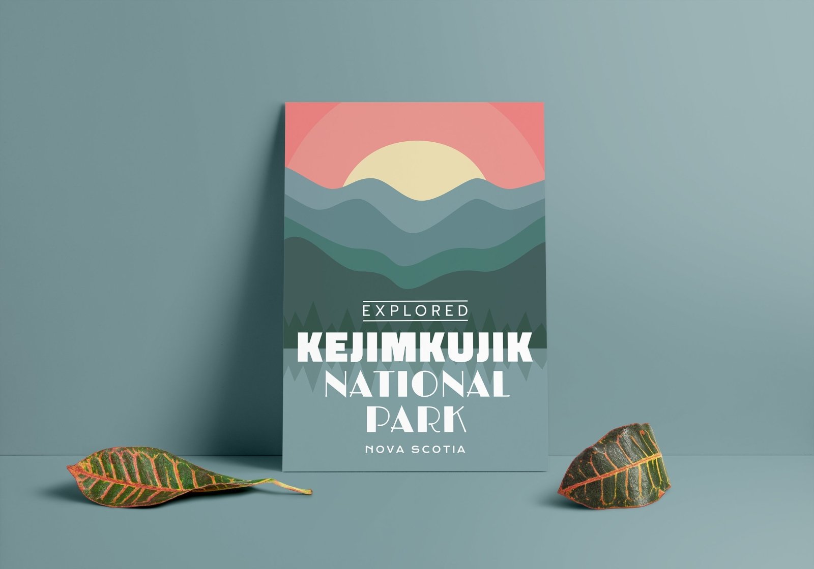 Kejimkujik National Park 'Explored' Poster, Canada Parks