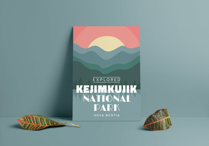 Kejimkujik National Park 'Explored' Poster, Canada Parks