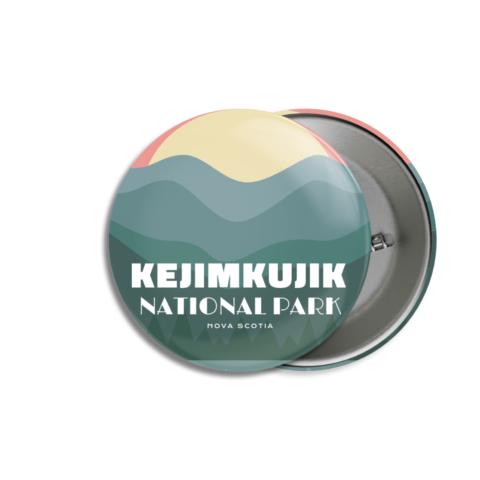 Kejimkujik National Park of Canada Pinback Button, Canada Parks