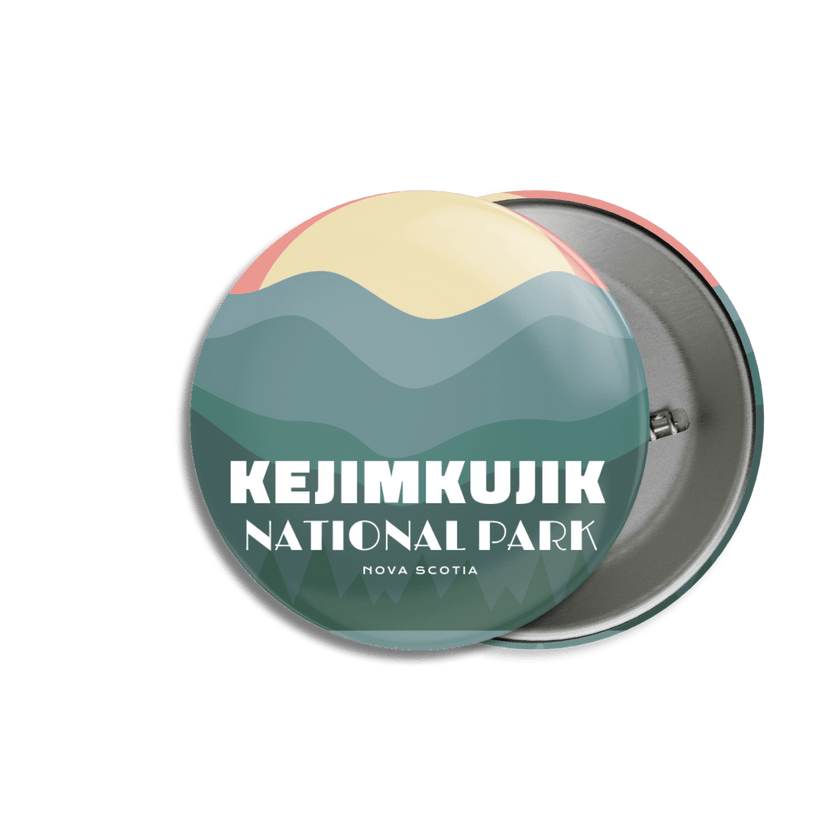 Kejimkujik National Park of Canada Pinback Button, Canada Parks