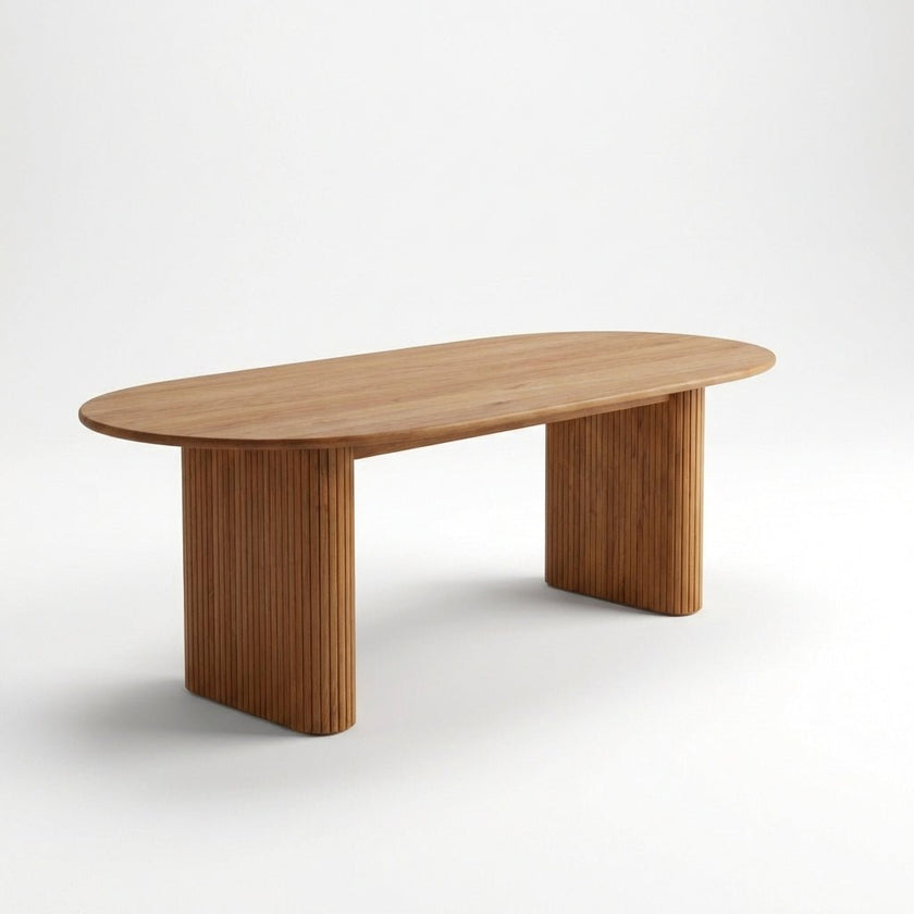Kelowna Rounded Solid Wood Table