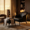 Kensington Leather Lounge Chair and Ottoman