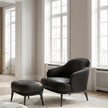 Kensington Leather Lounge Chair and Ottoman