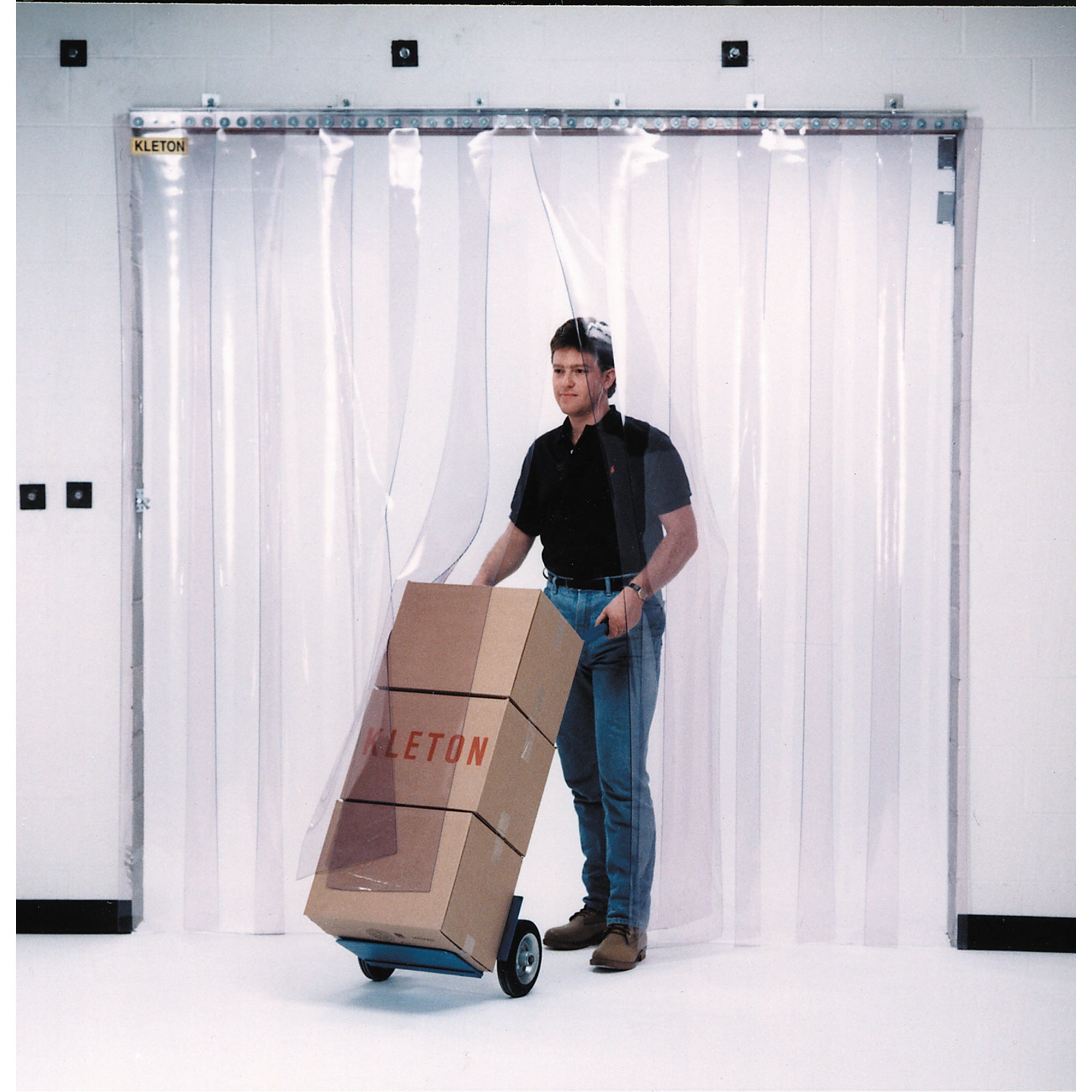 Strip Curtain Doors, 4' x 7' Door Opening, 8