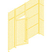Wire Mesh Partition Components - Swing Doors, 3' W x 7' H