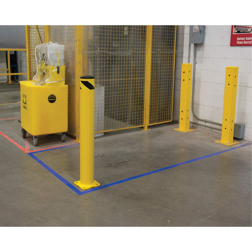 Safety Bollard, Steel, 42