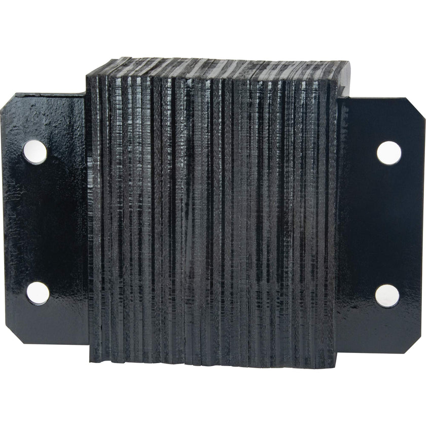 Laminated Dock Bumpers, Horizontal, Rubber, 12