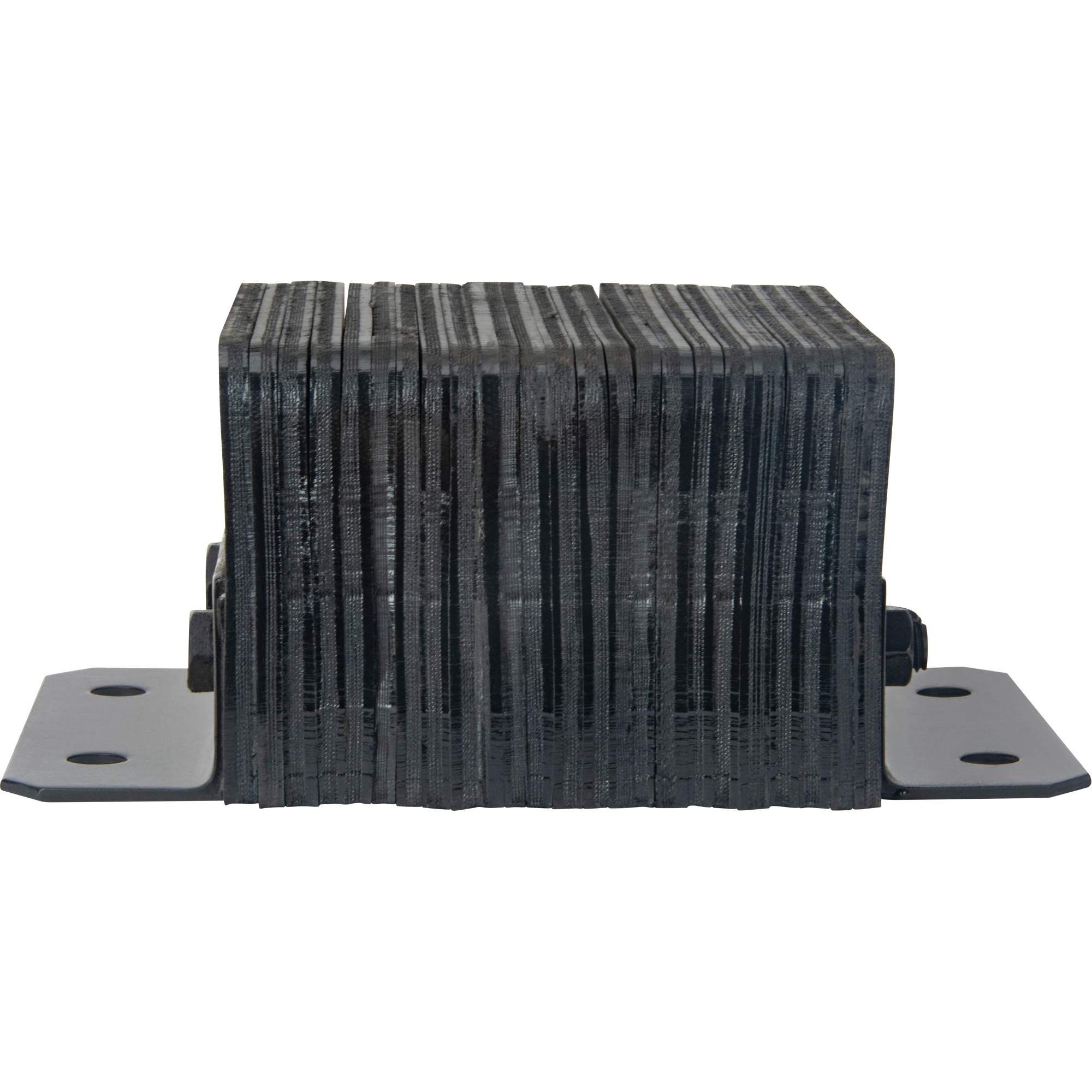 Laminated Dock Bumpers, Horizontal, Rubber, 12