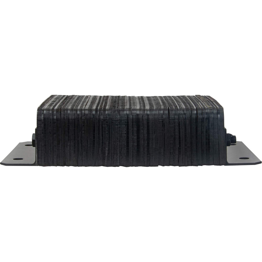 Pare-chocs de quai stratifiés, horizontaux, en caoutchouc, 45,7 cm de largeur x 10,2 cm de profondeur x 30,5 cm de hauteur.