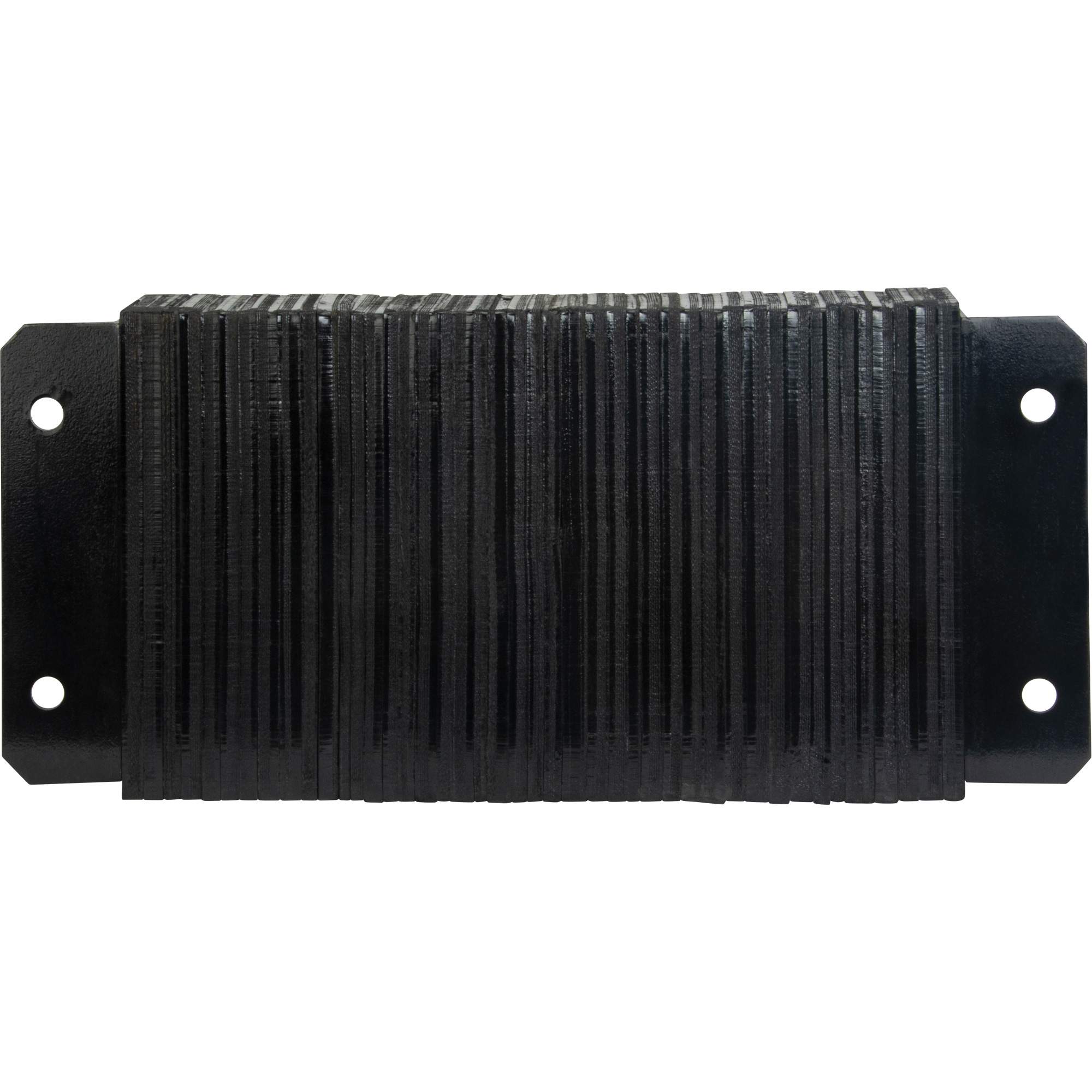 Laminated Dock Bumpers, Horizontal, Rubber, 24
