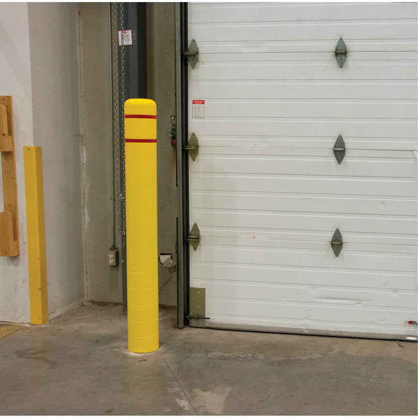 Polyethylene Bollard Cover, 6-5/8
