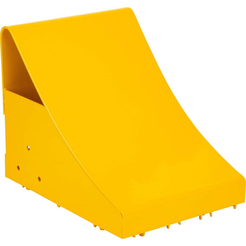 Ice Chocks, Steel, Yellow, 8-1/16