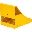 Ice Chocks, Steel, Yellow, 8-1/16