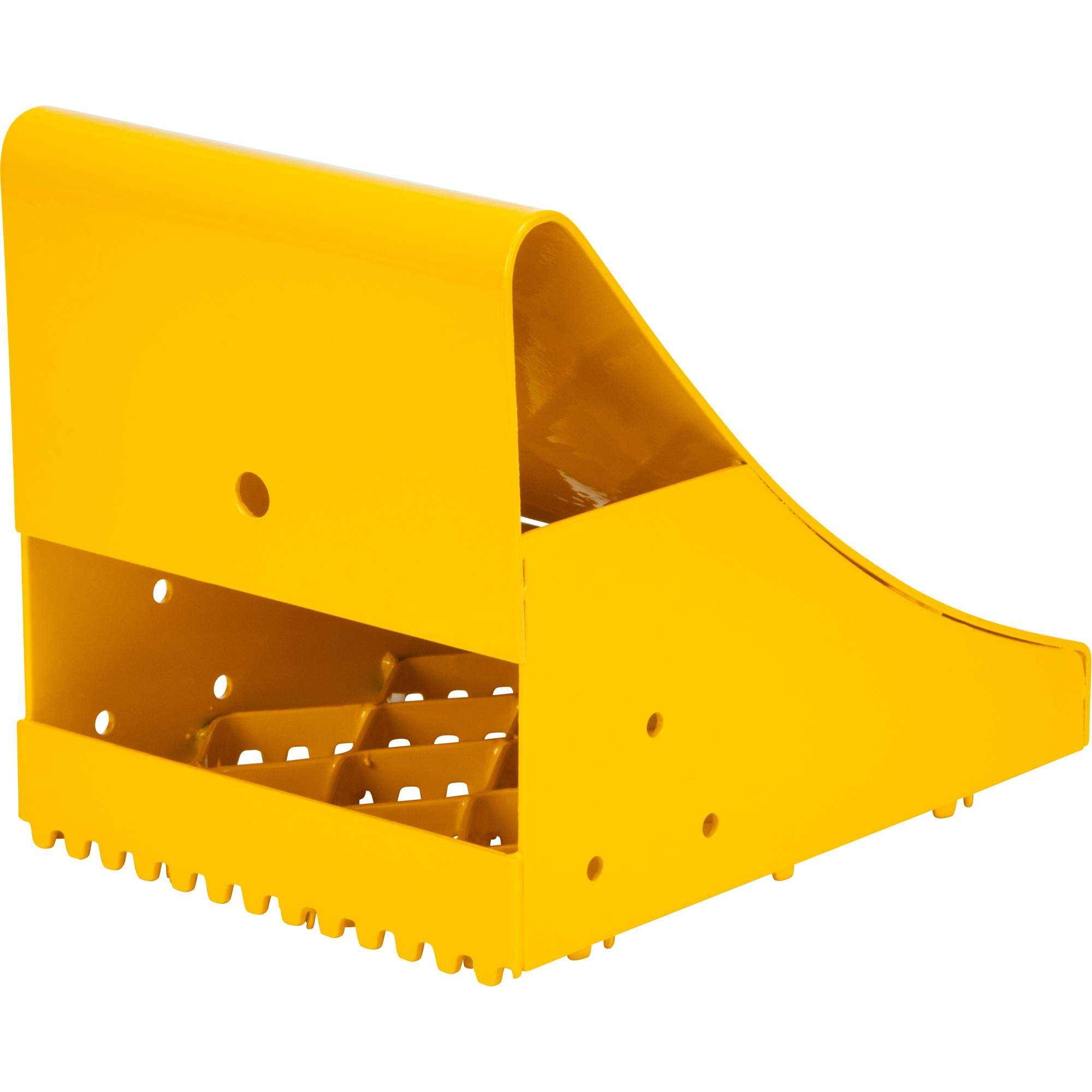 Ice Chocks, Steel, Yellow, 8-1/16