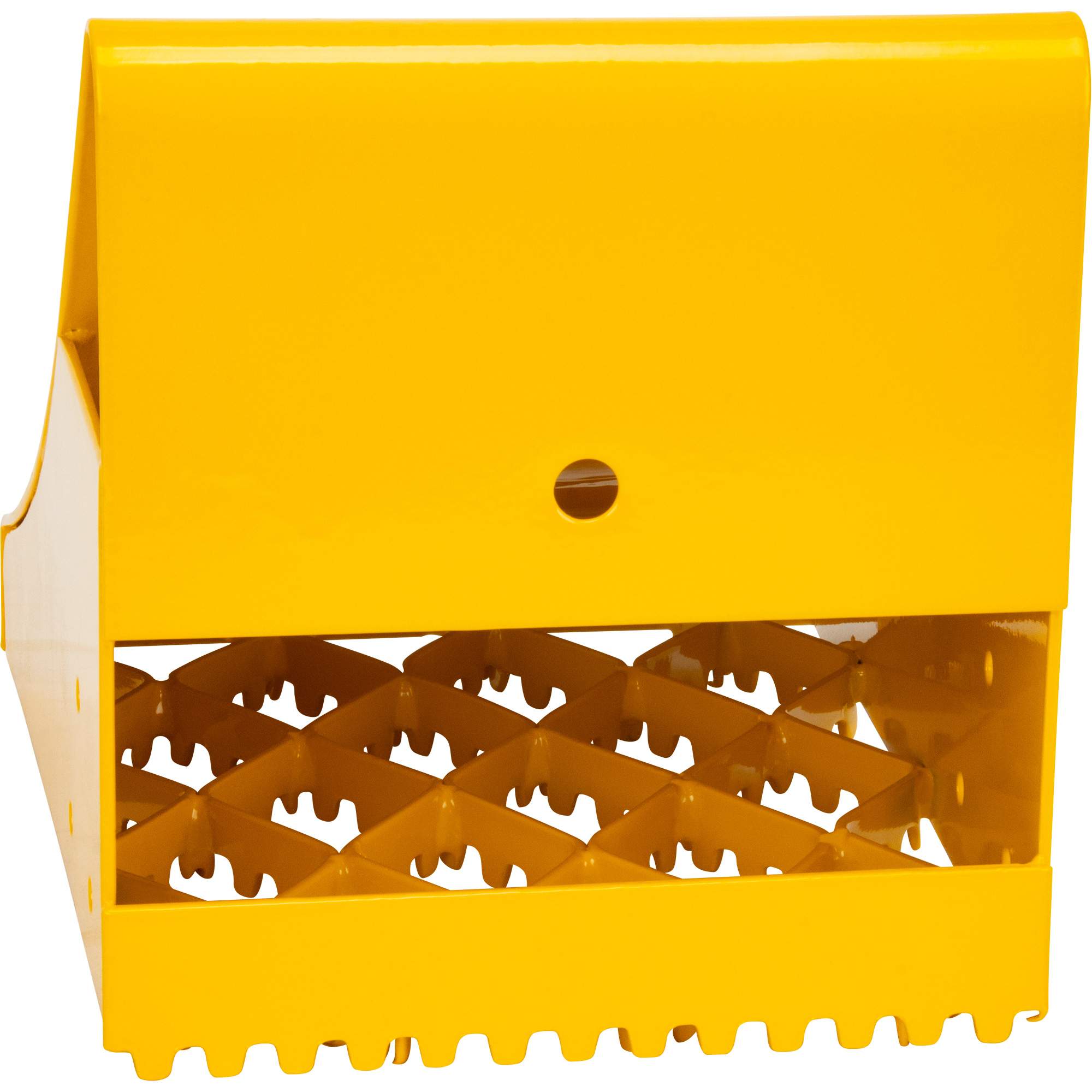 Ice Chocks, Steel, Yellow, 8-1/16
