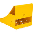 Ice Chocks, Steel, Yellow, 8-1/16
