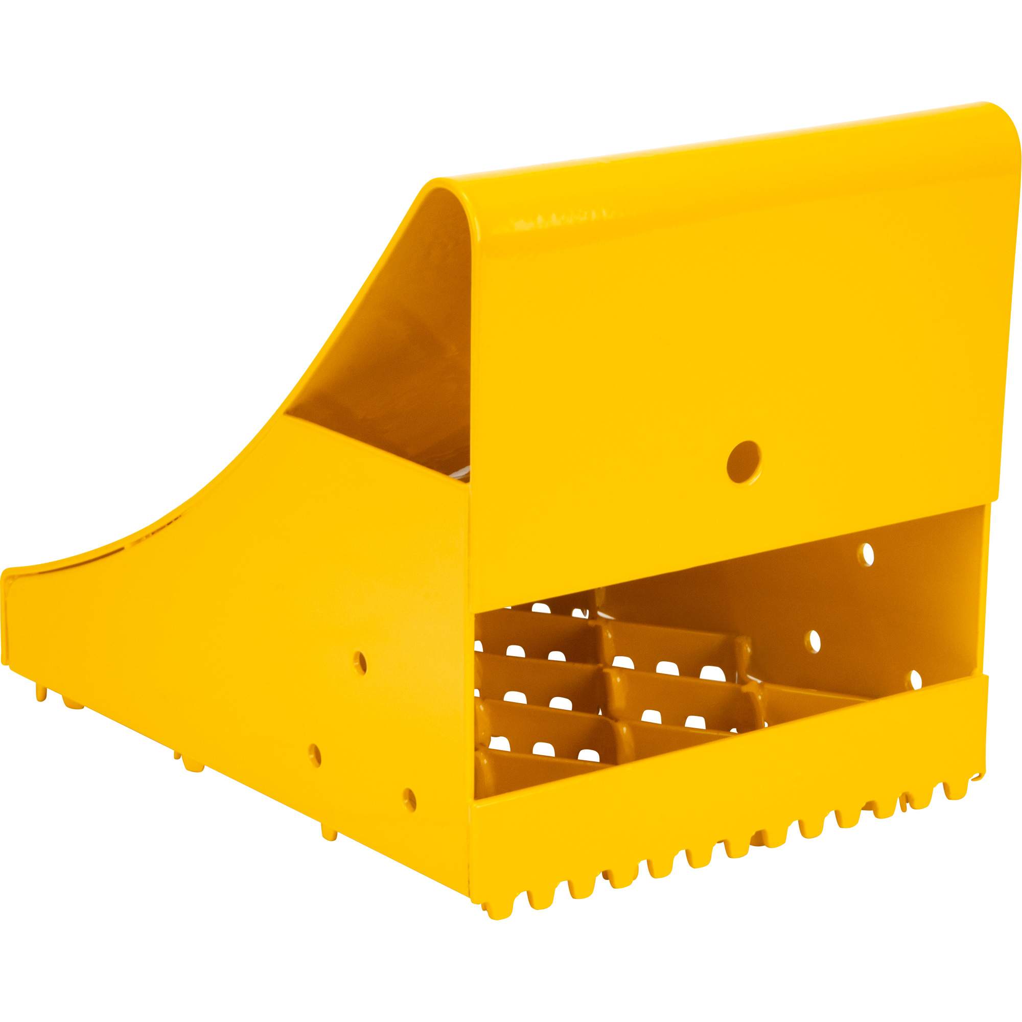 Ice Chocks, Steel, Yellow, 8-1/16