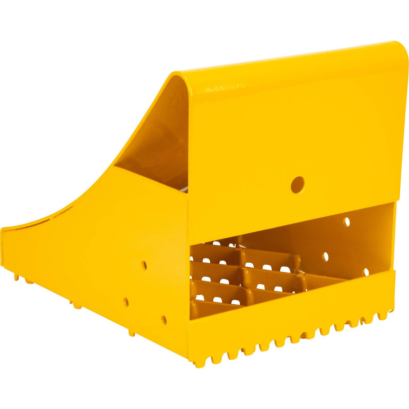 Ice Chocks, Steel, Yellow, 8-1/16