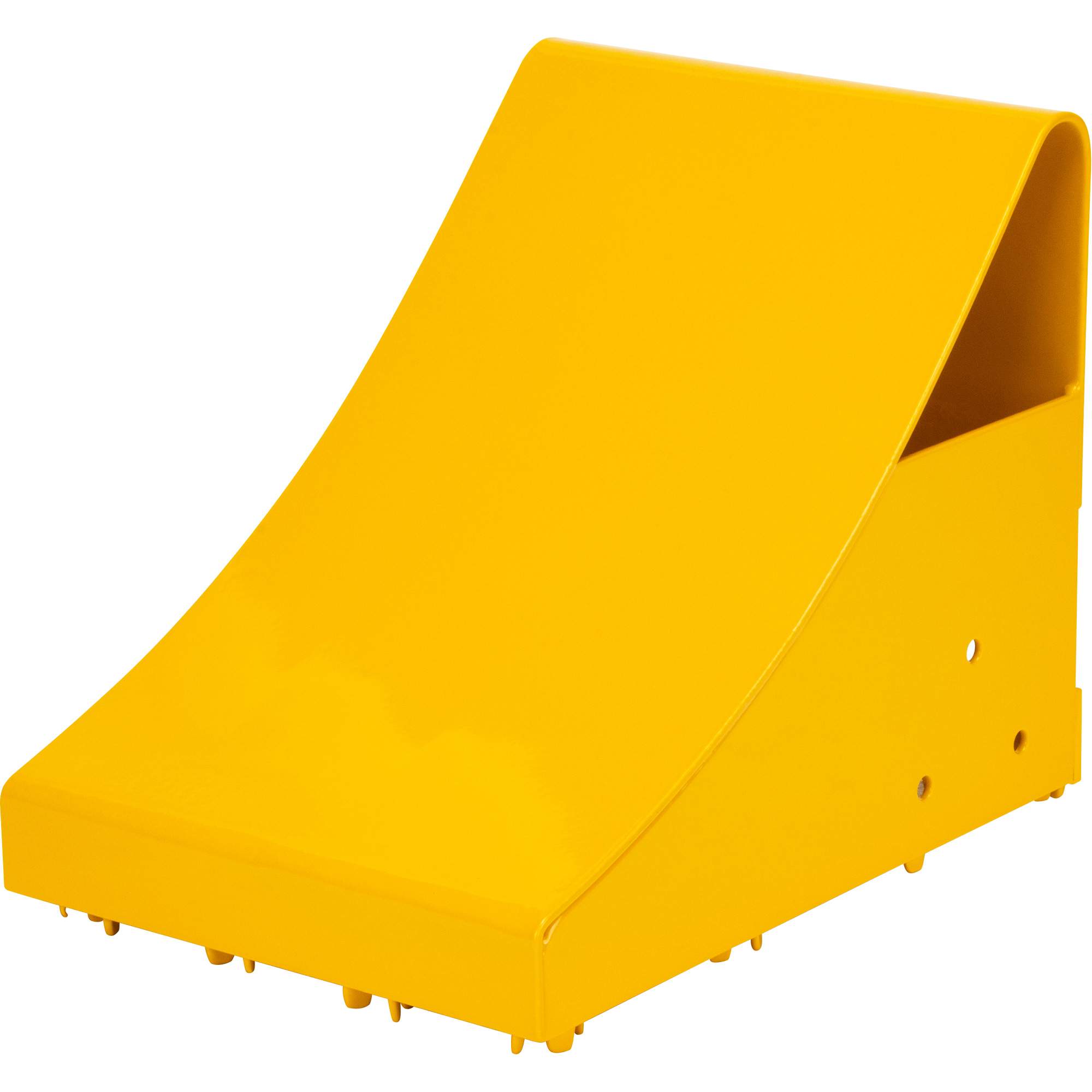 Ice Chocks, Steel, Yellow, 8-1/16