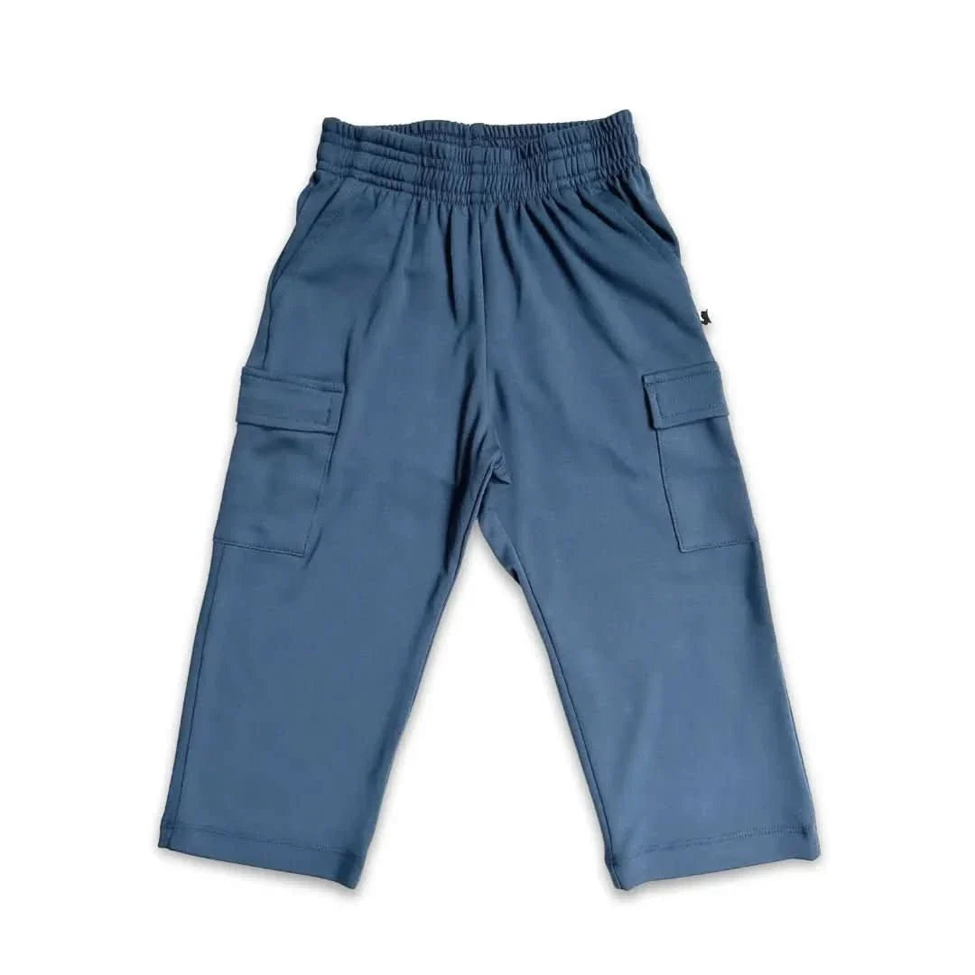 Kids' Bamboo Cargo Pants | Black