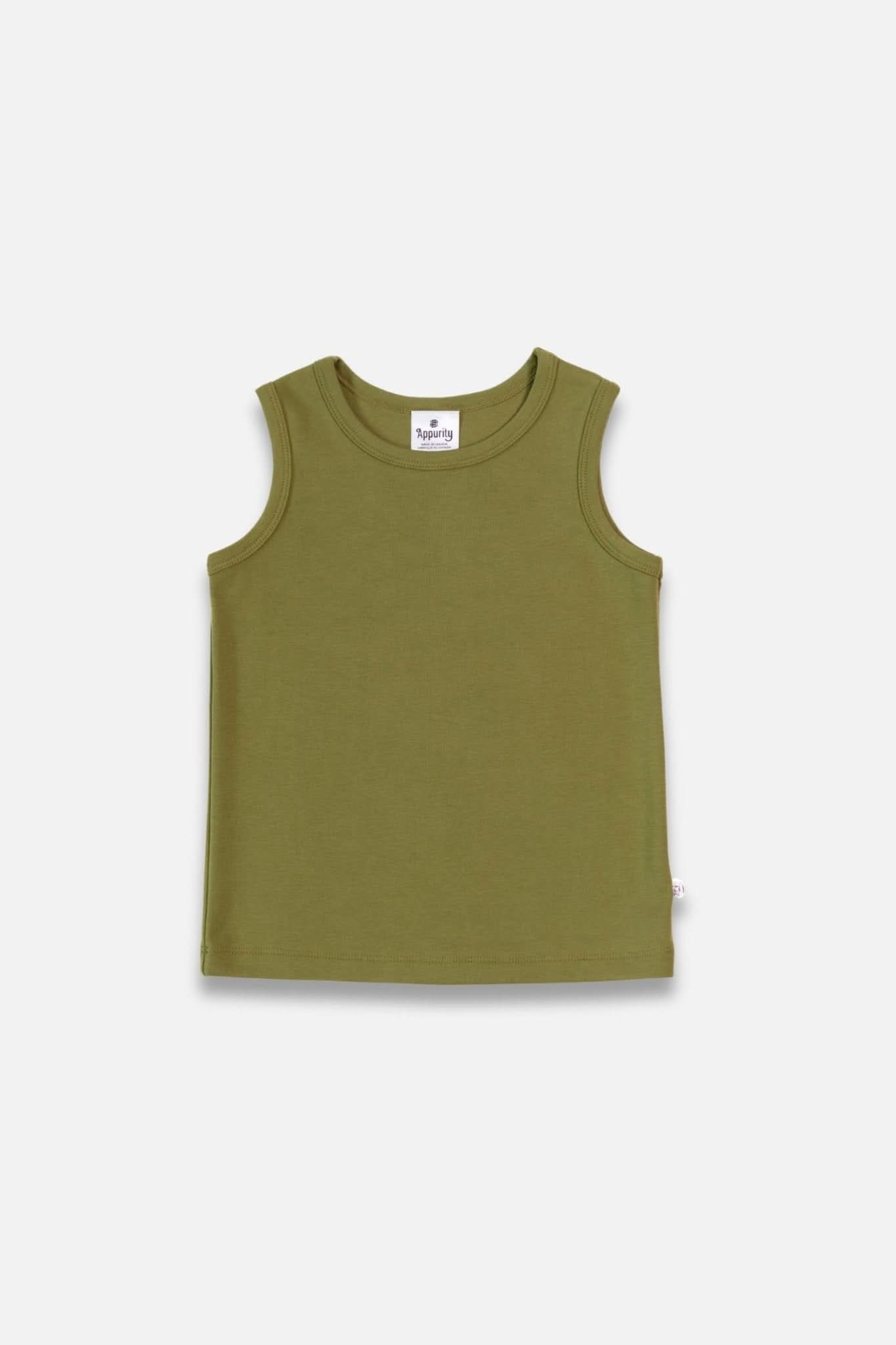 Kids' Bamboo Classic Tank | Umber