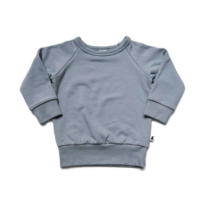 Kids' Bamboo Fleece Pullover | Graphite