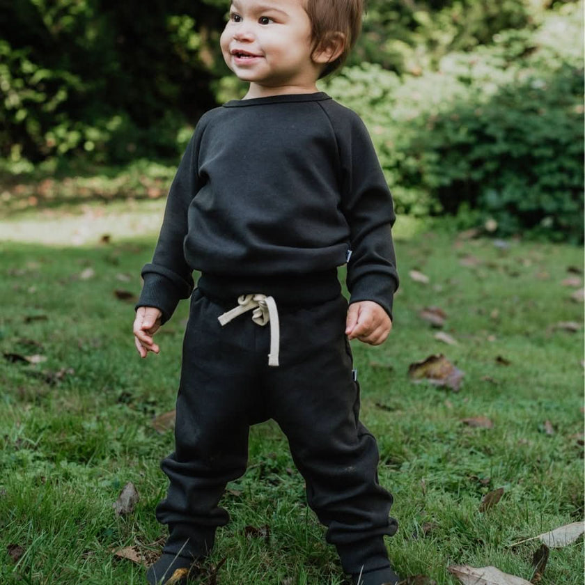 Kids' Bamboo Fleece Pullover | Graphite