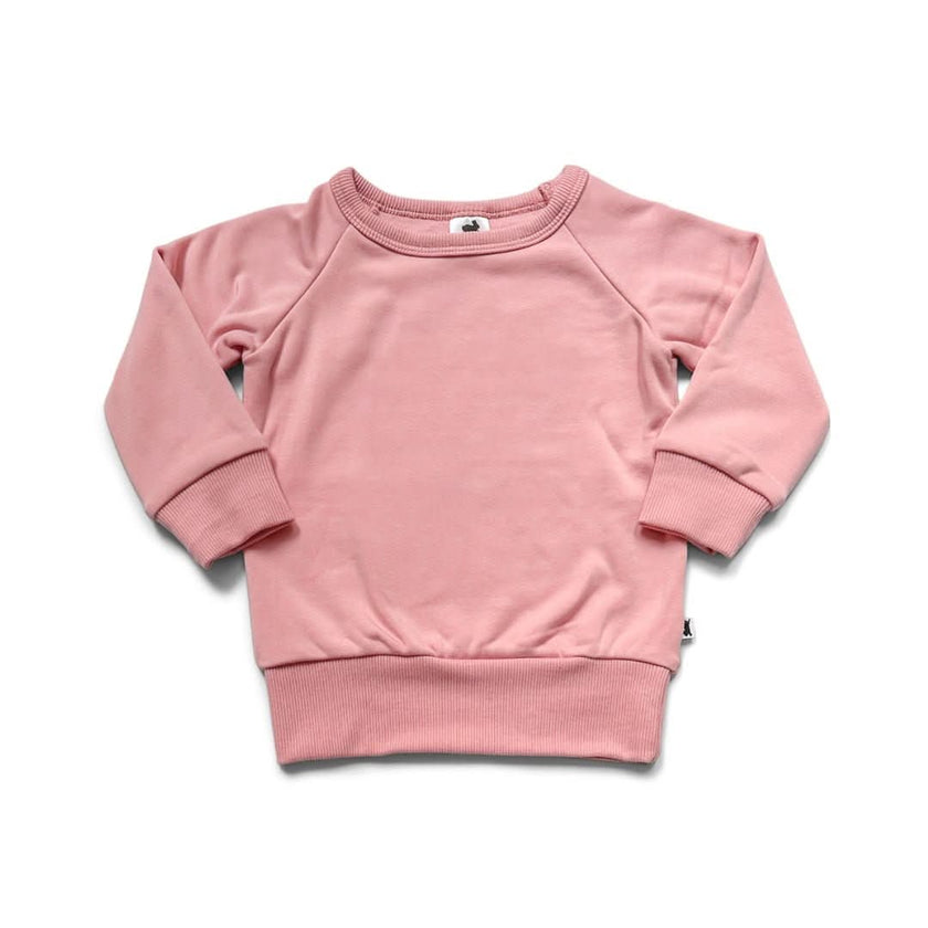 Kids' Bamboo Fleece Pullover | Rose