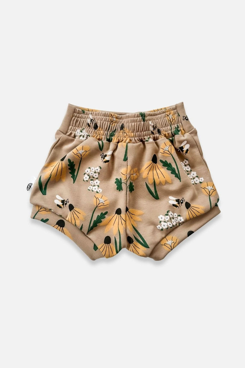 Baby Bamboo High-Waisted Shorties | Bumblebee Meadow