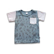 Baby/Kids' Bamboo Pocket T-Shirt | Rainbow Stripe