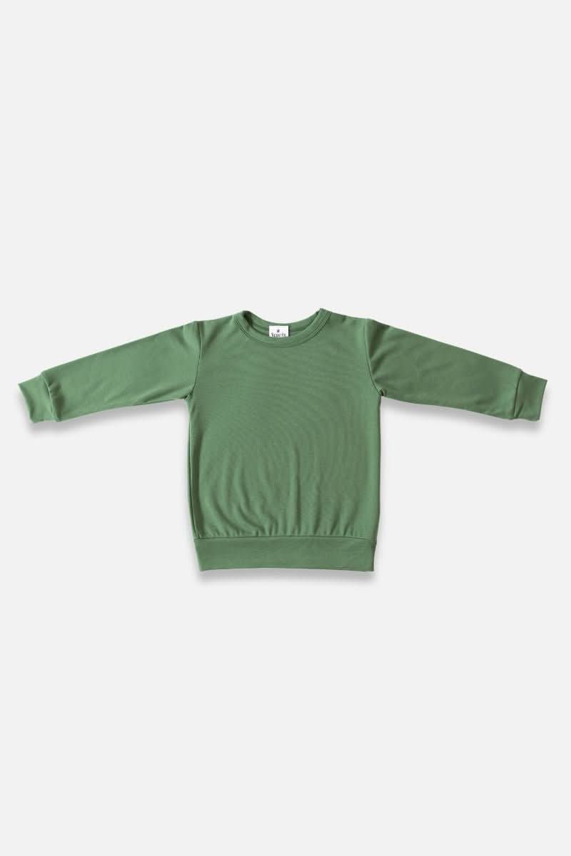 Baby Bamboo Pullover | Charcoal