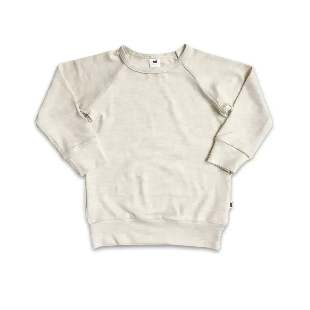 Baby/Kids' Bamboo Raglan Pullover | Charcoal