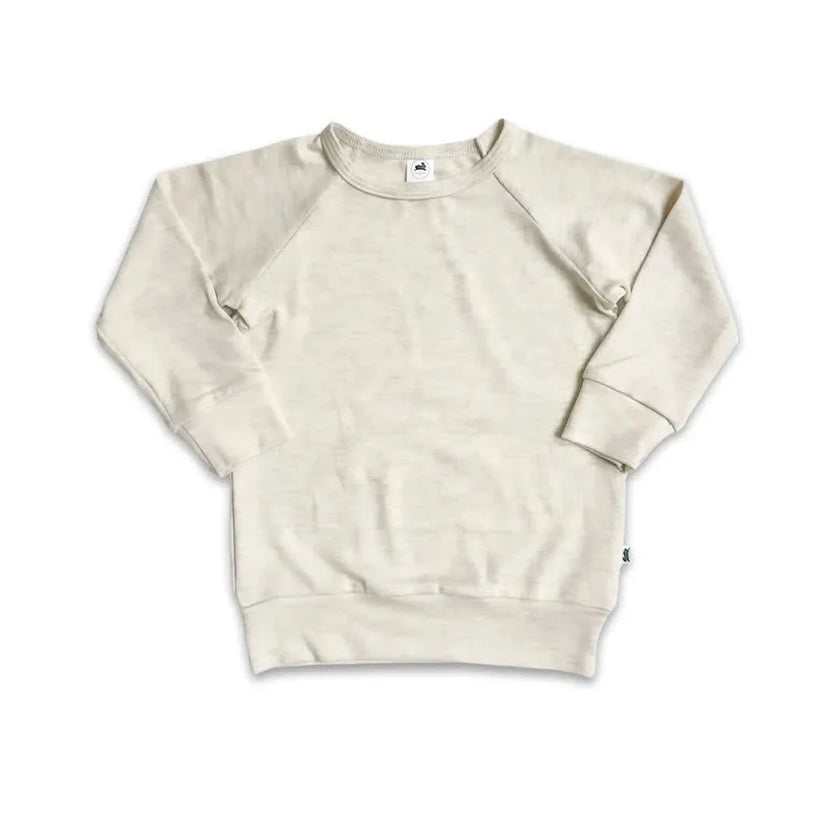 Baby/Kids' Bamboo Raglan Pullover | Charcoal