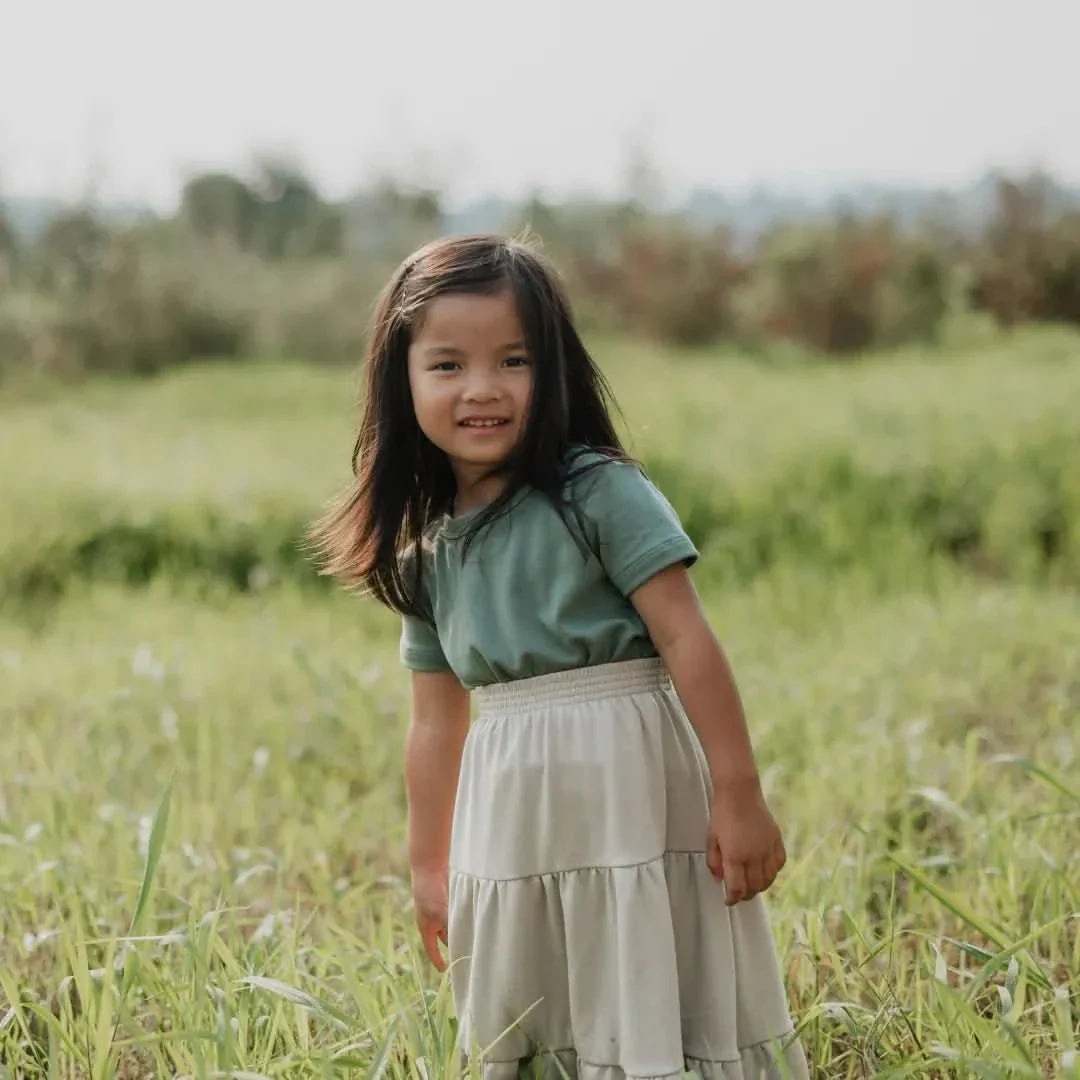 Baby/Kids' Bamboo T-Shirt | Beach Stone