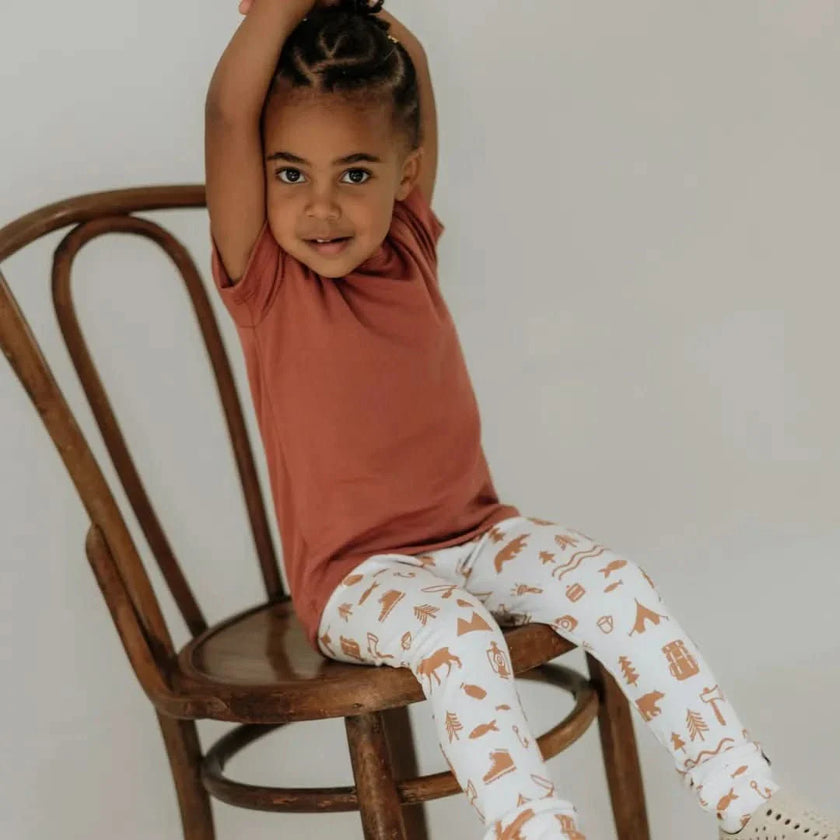 Baby/Kids' Bamboo T-Shirt | Rose