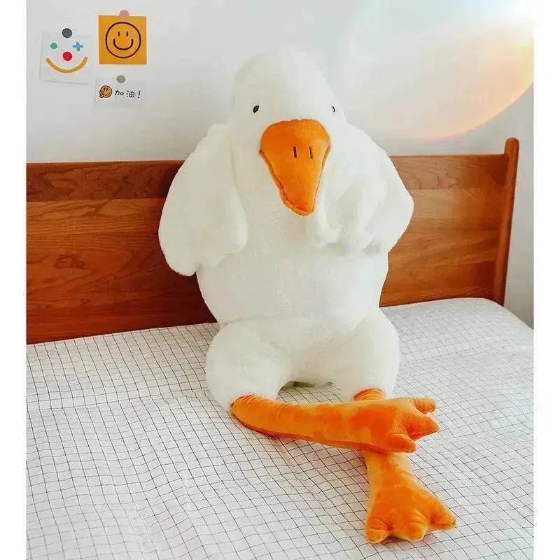 Kids Children Cute Big White Geese Pillow Plush Toy Stuffed Animal Plushies