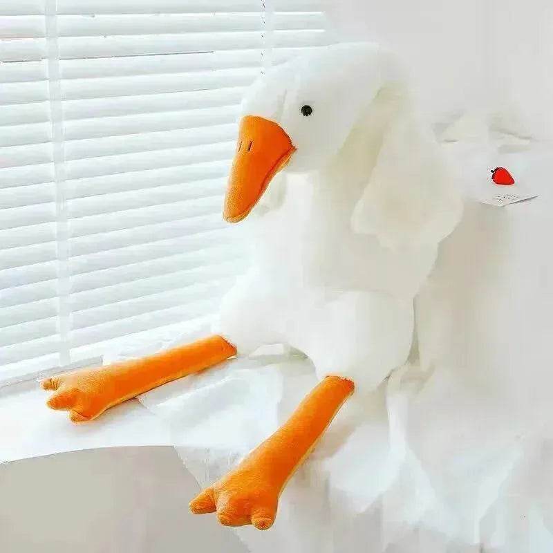 Kids Children Cute Big White Geese Pillow Plush Toy Stuffed Animal Plushies