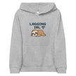 Kids fleece hoodie - Lagging IRL