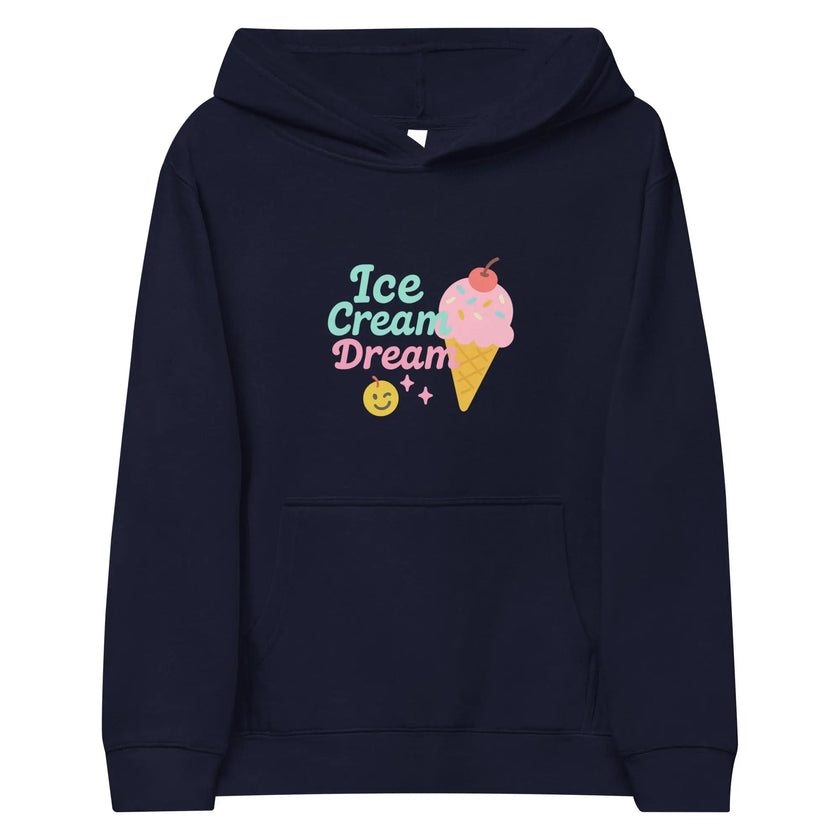Kids fleece hoodie - Ice Cream Dream