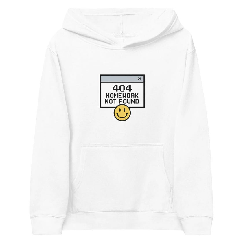 Kids fleece hoodie Warm & Cozy - 404 Homework Error