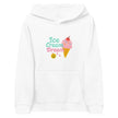 Kids fleece hoodie - Ice Cream Dream