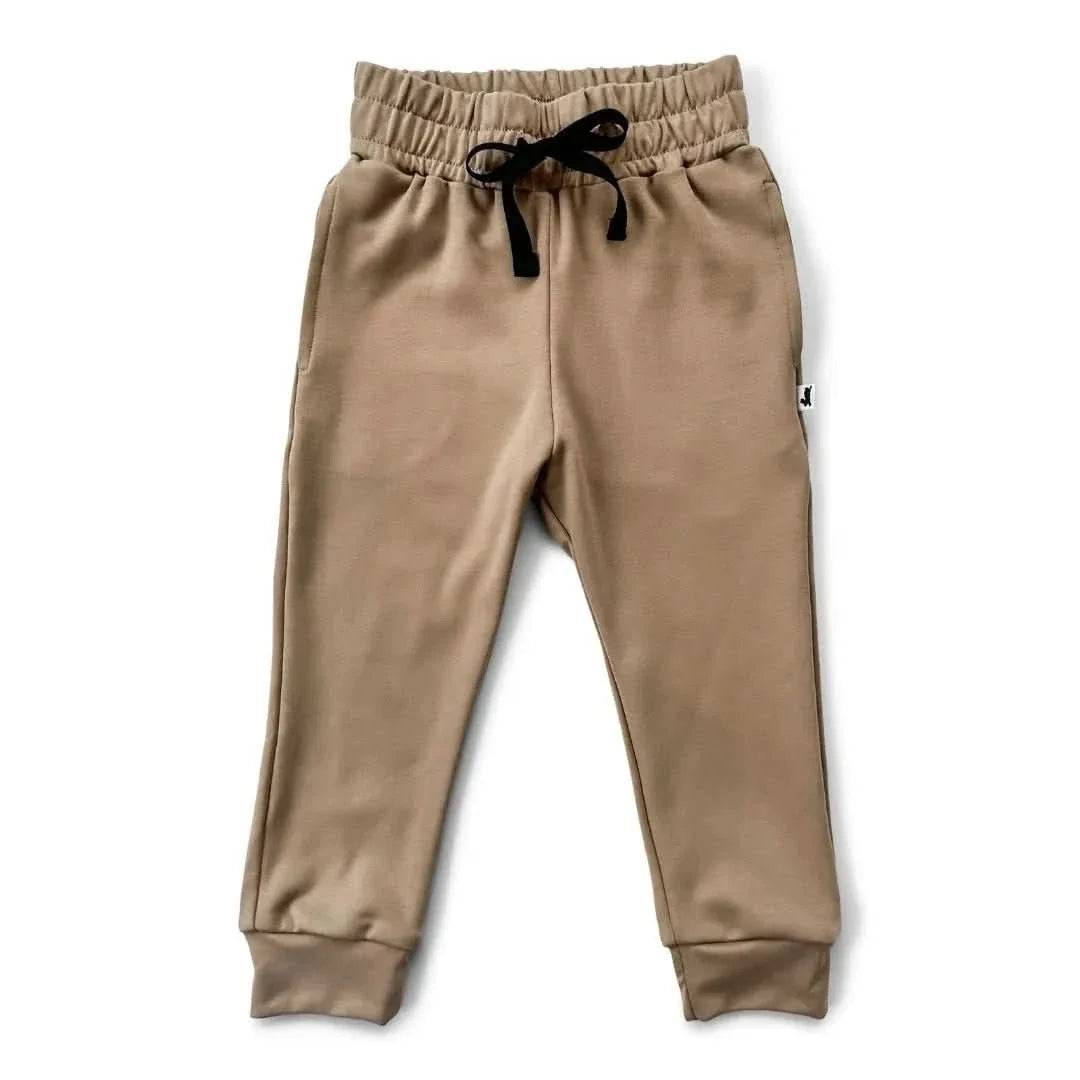 Baby Lightweight Bamboo Joggers | Doeskin