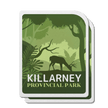 Killarney Ontario Provincial Park Waterproof Vinyl Sticker, Canada Parks